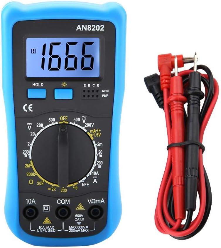 ANENG AN8202 Professional Digital Multimeter AC/DC Voltmeter with LCD Backlight High Accuracy