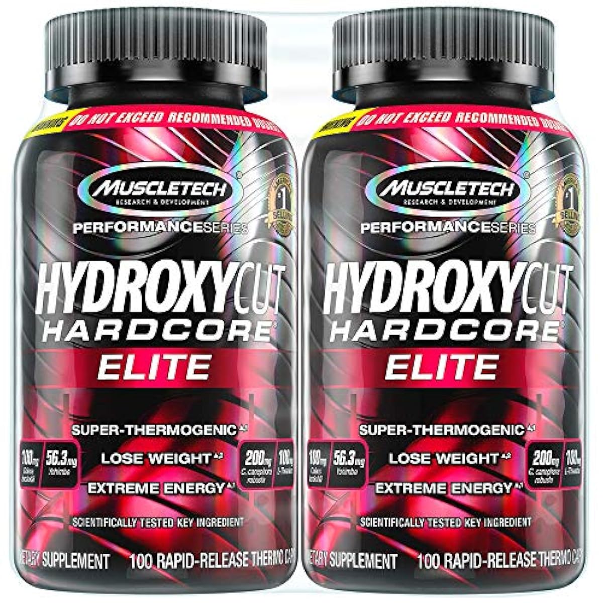 Hydroxycut Hardcore Elite Weight Loss Supplement 100 Servings (200