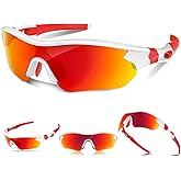 Polarized Sports Sunglasses for Men Women Youth Baseball Running Fishing Tennis Golf Cycling Driving Motor TAC UV400 TR90