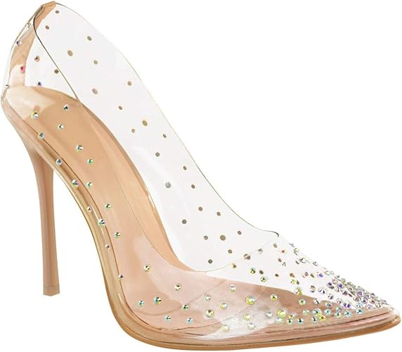 perspex court heels uk