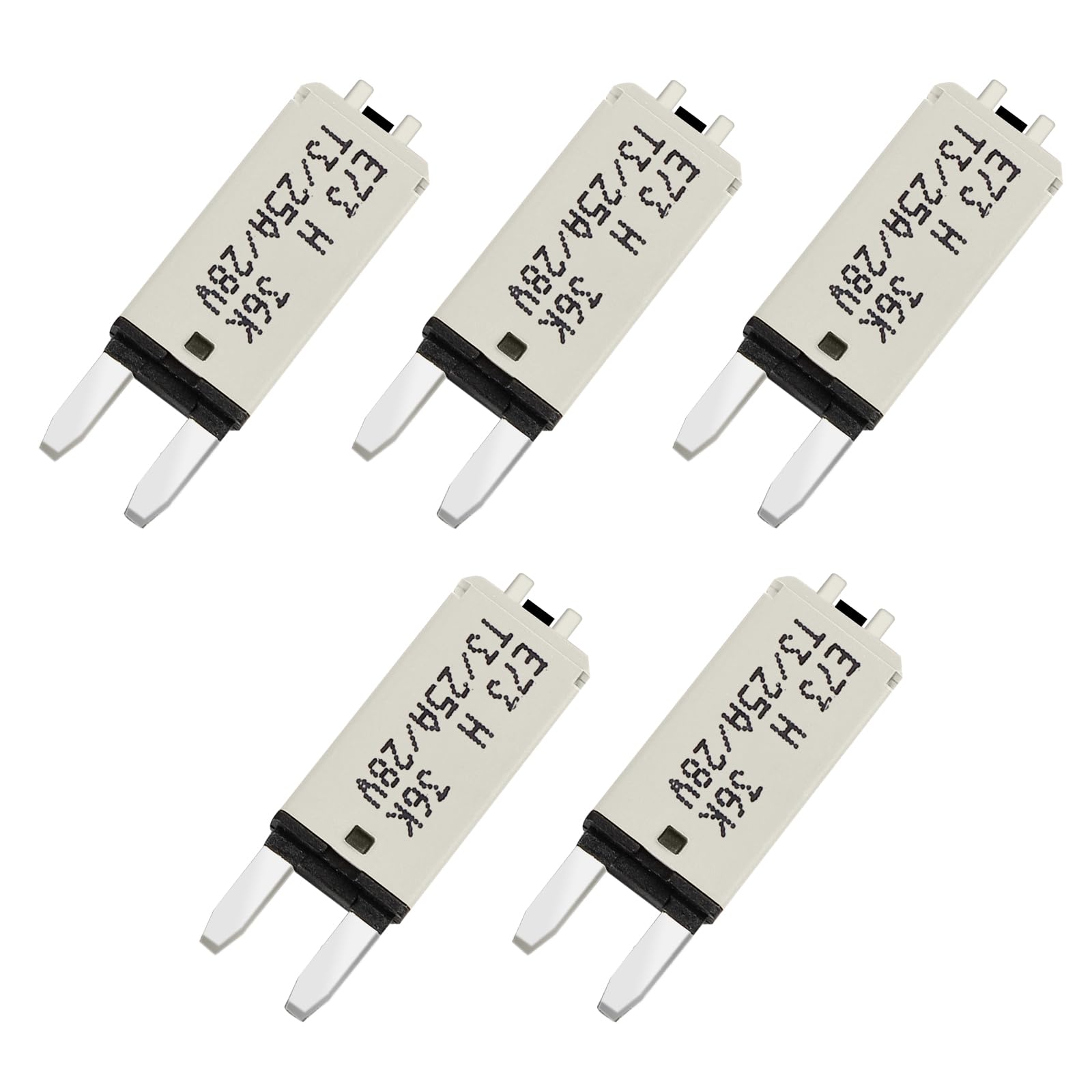 GLOSO Blade Circuit Breaker Mini RV Marine Boat Truck Yacht Manual Reset Audio Solar System Protection ATO ATC 25 Amp 5 PACK E73