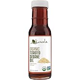 Kevala Organic Toasted Sesame Oil, 8 Ounce (Toasted Sesame oil, Organic, 8oz)
