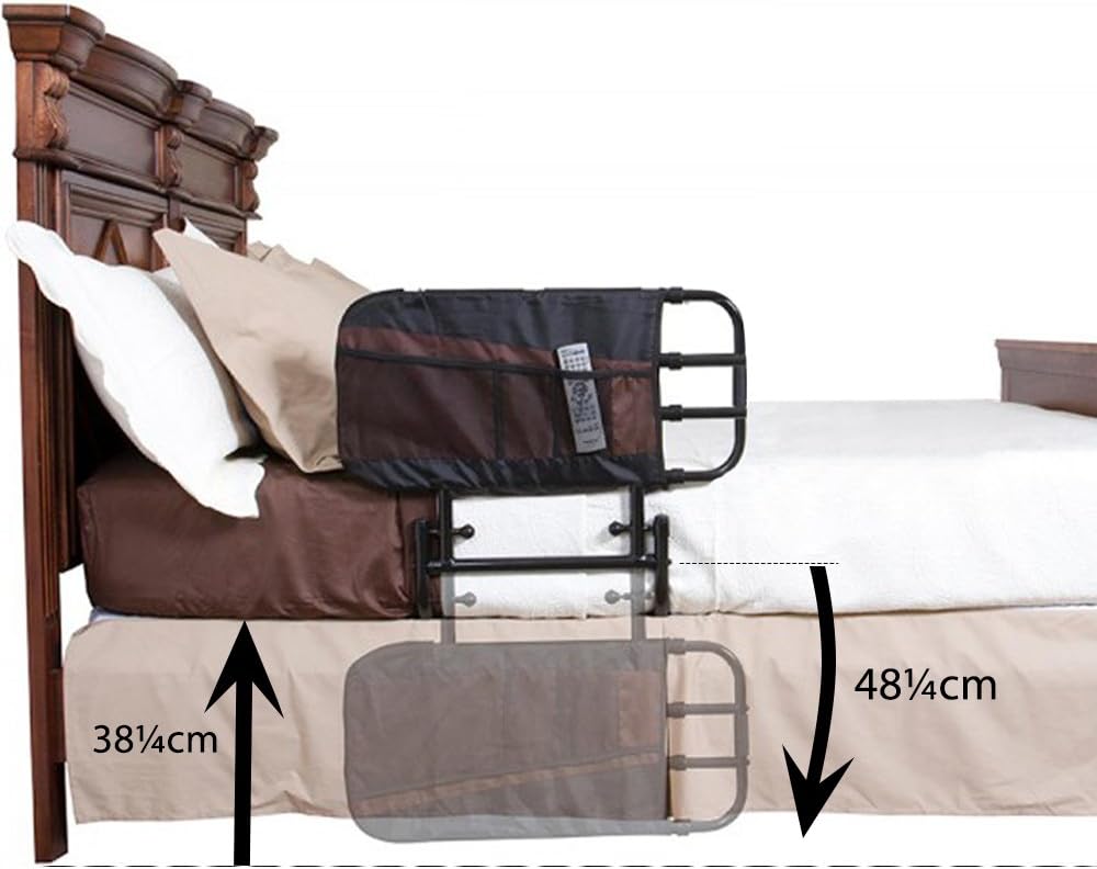 Nrs Healthcare Standers Ez Adjustable Bed Support Rail Amazon Co Uk Health Personal Care