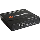 HDMI Splitter 1 in 2 Out 4K 60Hz Multi-Resolution Output (MRO) by J-Tech Digital HDMI 2.0 Splitter Supports Downscale HDR HDR