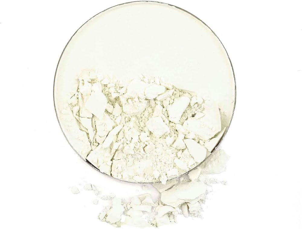 Stargazer White Pressed Powder Foundation Full Cover Compact Mirror Puff