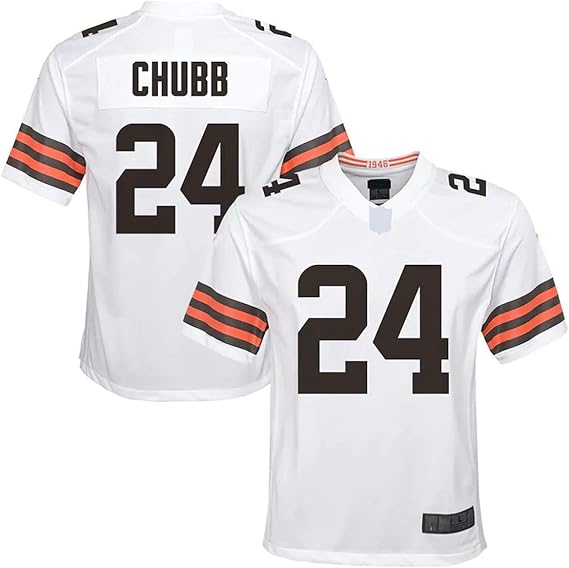 ERERT Cleveland Chubb Jugend Spieltrikot für Jungen, Nick Browns #24