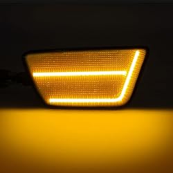 R&F Auto Smoked LED Amber Front Bumper Marker Light