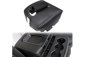 NLQR Center Console Cover Replacement fit for Chevy Silverado GMC Sierra 1500 2500 3500 2014-2018 Center Console Armrest lid 