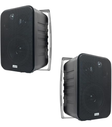 Par de Caixa Acustica Som Musica Ambiente Com Suporte 50w Mxk-25