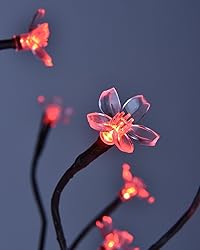Lightshare Cherry Blossom Lighted Tree 5 Feet, RGB