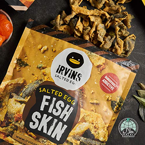 IRVINS Salted Egg Fish Skin Crisps 105g Pricepulse