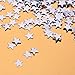 EBOOT Silver Star Confetti for Tables Glitter Star Table Confetti Metallic Foil Sequins for Wedding Party Birthday Festival Decorations, 30 Grams/ 1 Ounce