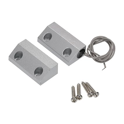 OWSOO Sensores de Puertas y Ventanas Detector Magnético para Sistema de Control de Acceso