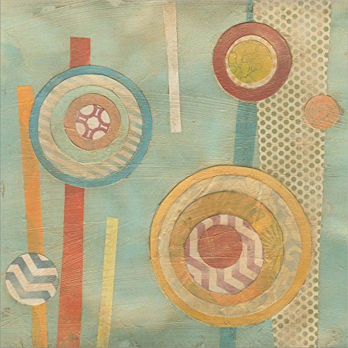 Bits & Pieces I by June Erica Vess Laminated Art Print, 20 x 20 inches