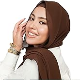 INKY Turbans Instant Chiffon Hijab 3-in-1 with Built-in Magnets and Attached Match Undercap, Women Hijabs Set.