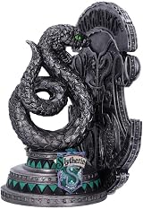 Nemesis Now Harry Potter Slytherin Bookend 20cm Silver Resin Decor view 3