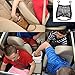 Car Armrests Seats Purse Storage Organizer, Children Kids Disturb Stopper,Universal Car Truck Storage Luggage Hooks Hanging Organizer Holder Seat Bag Mesh Net,Storage Add On (Single Layer)