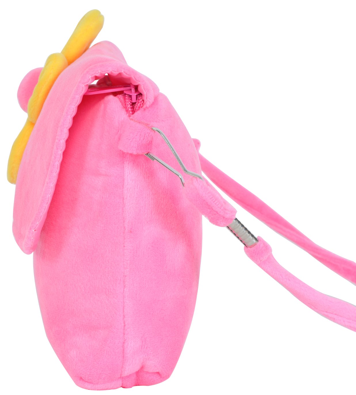chords baby pink with yellow flower sling bag for girls