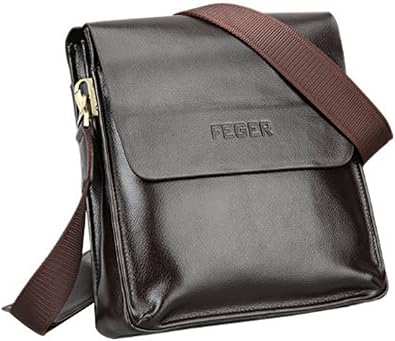 mens leather shoulder bags amazon