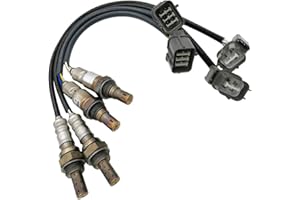 Automotive-leader 4Pcs 234-5010 234-4355 234-4368 Oxygen Sensor 1 Sensor 2 Bank 1 Bank 2 Upstream Downstream AFR Replacement for Honda Accord 3.0L Odyssey Pilot Ridgeline Acura MDX RL 3.5L