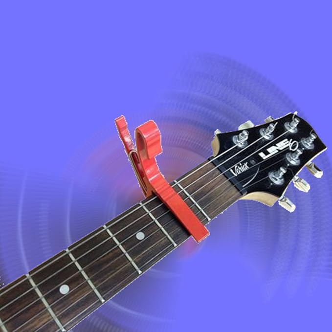 BlueDot Trading Red Capo Red Acoustic Guitar Capo