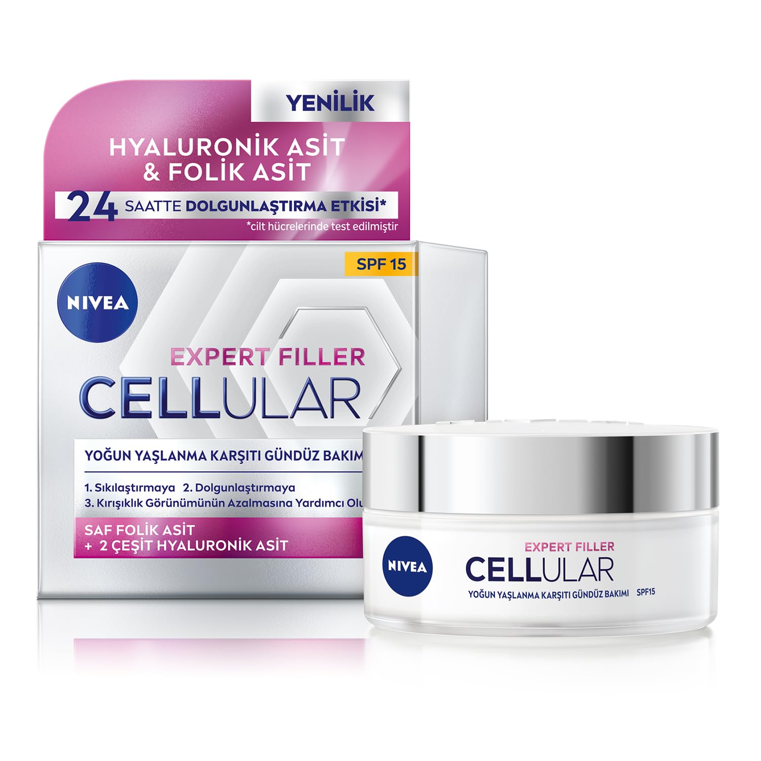 Nivea Cellular Anti-Age Skin Rejuvenation Day Cream with SPF 15, 50 ml