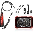 LAUNCH VSP-600 Videoscope, 7mm Snake Camera with 6 LED Lights USB Borescope, IP67 Waterproof HD Borescope Inspection Camera, Industrial HD Endoscope for X-431 Series, Android Cellphone