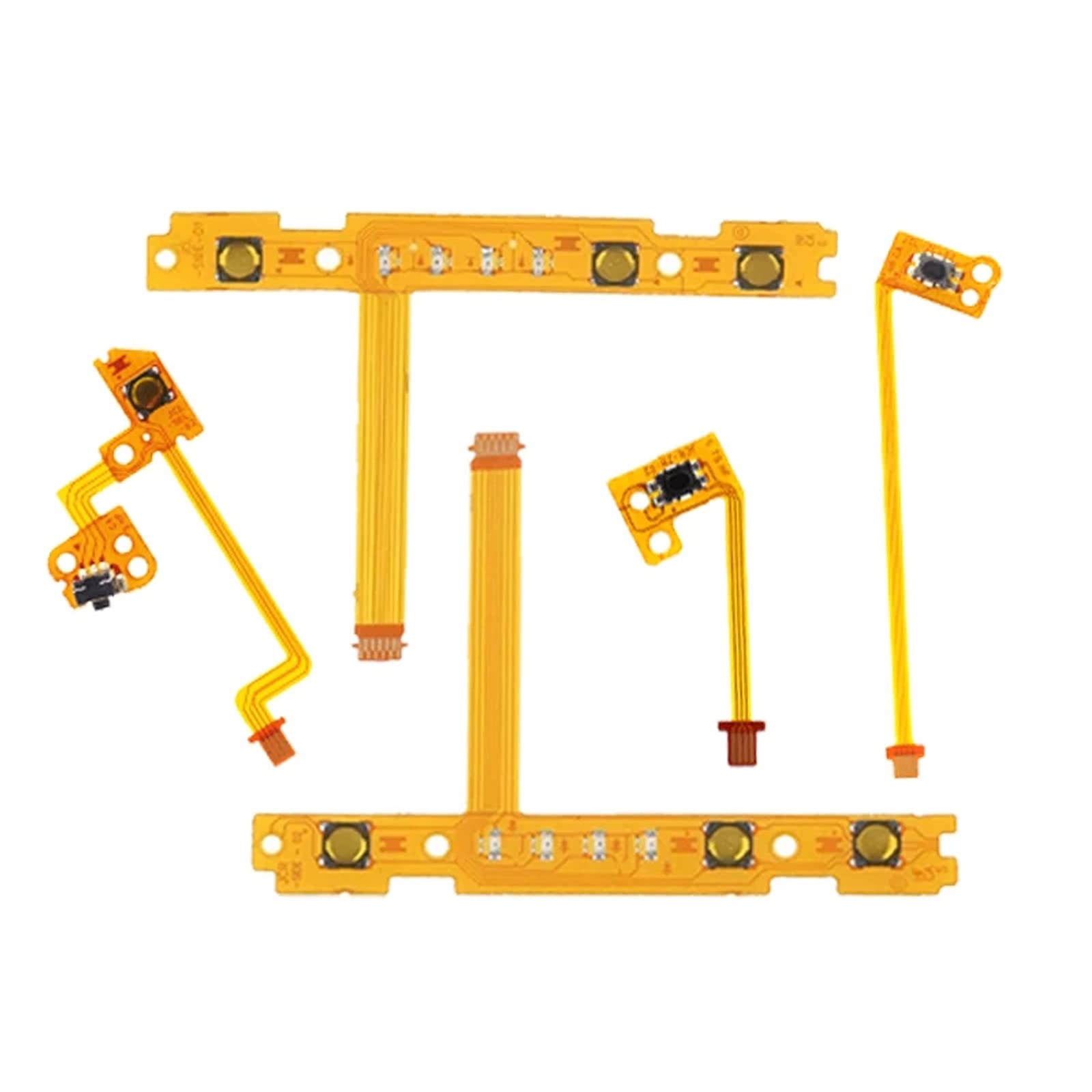 Onyehn 5in1 ZL ZR L SL SR Button Key Ribbon Flex Cable Replacement Part for Nintendo Switch NS Joy Con Controller(Not for Switch2)