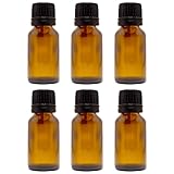 GreenHealth 15 ml (1/2 fl oz) Amber Glass Bottle