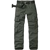 nayjury Womens Cargo Pants Elastic Waisted with Pockets,Women's Military Tactical Casual Work Hiking Pants Trousers