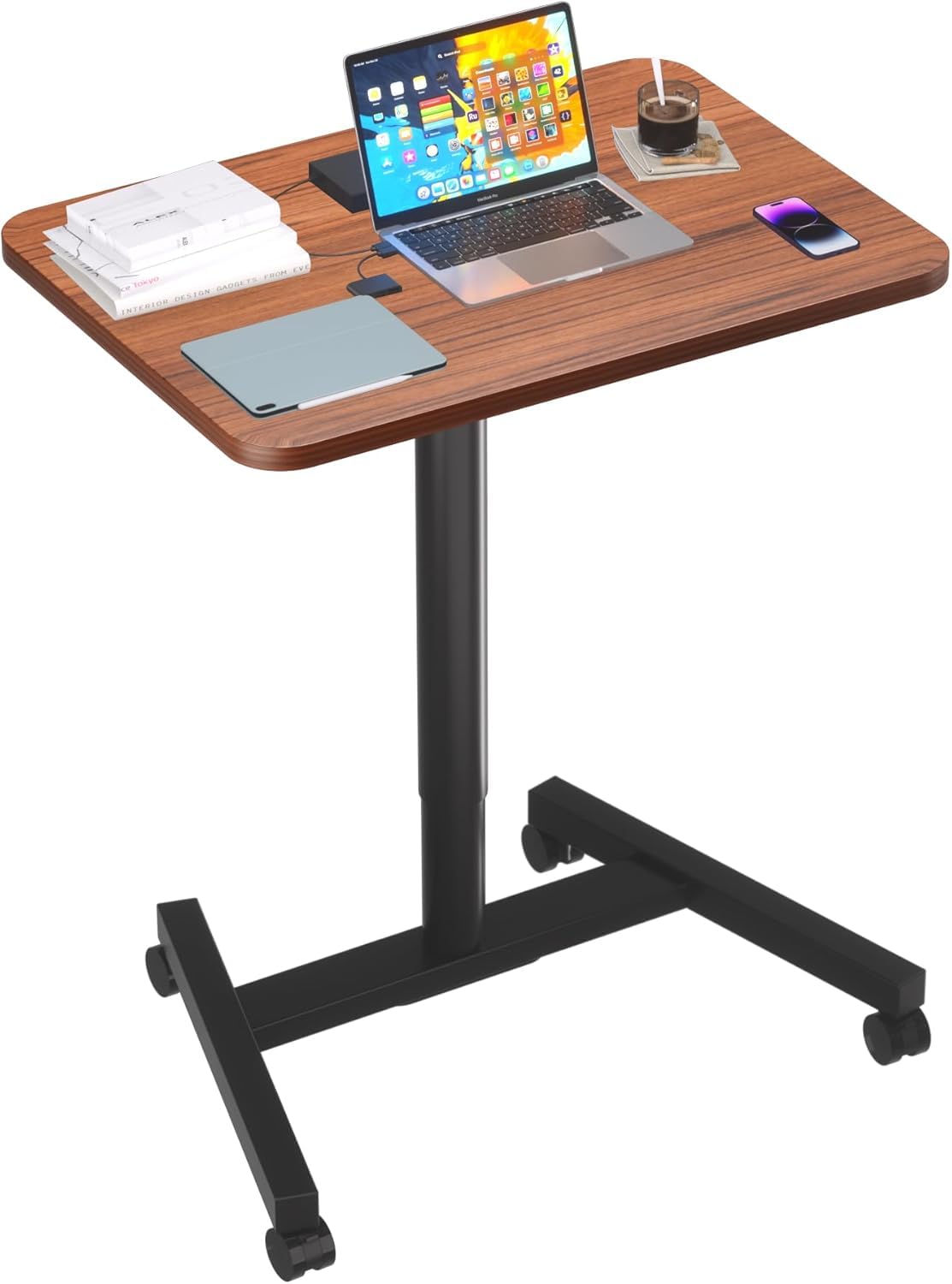 MPETAPT 28-Inch Mobile Standing Desk Adjustable
