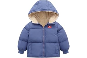 CYTAFE Winter Down Coats for Kids Baby Boys Girls Light Puffer Padded Jacket with Hooded Toddler Outerwear
