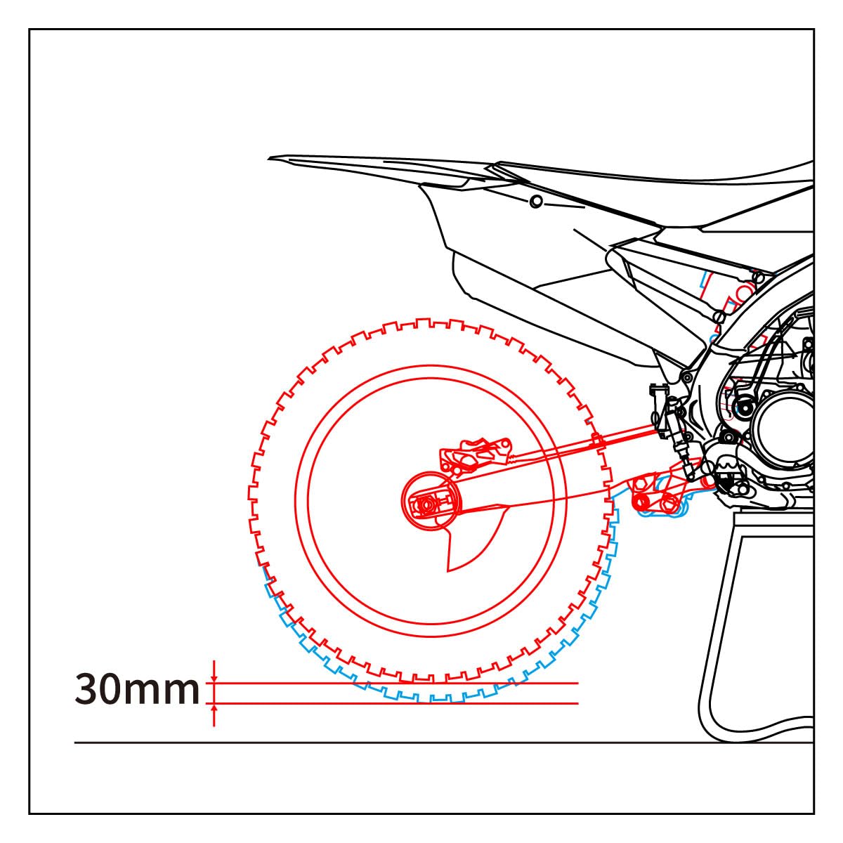 ZETA ZE5632250 50mm Rear Suspension Lowering Kit For Showa/KYB/WP Shocks on Galleon Philippines