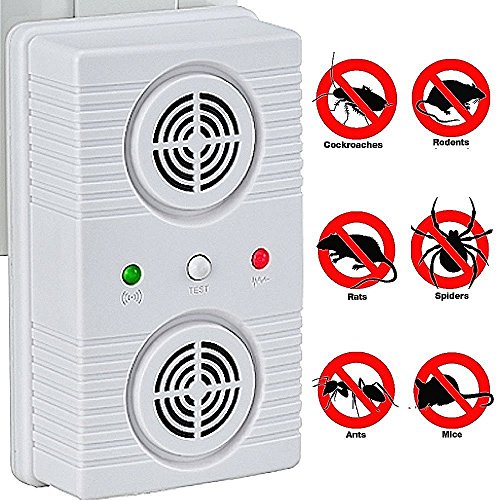 Pest Revolter Mice, Rodent, Cockroach And Rat Repellent Ultrasonic Device - Best Humane Electronic Pest Control For Home