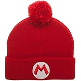 Bioworld Super Mario POM Beanie Red