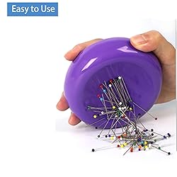 Hilltian Magnetic Pin Cushion with 100 Plastic Head