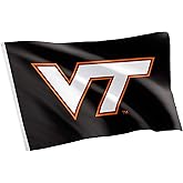 Desert Cactus Virginia Tech VT Flag - 3 x 5 Feet Hokies Banner, Indoor/Outdoor Durable Fabric, 100% Polyester Design (Style Z)