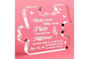 OCCDESIGN Coworker Leaving Gifts for Women Farewell Going Away Goodbye Gifts for Coworker Retirement Gifts for Women Appreciation Gifts for Teacher Social Worker Nurse Coworker Office Gifts Desk Signs Plaque