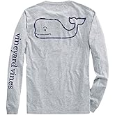 vineyard vines Boys Long Sleeve Vintage Whale Pocket T-Shirt
