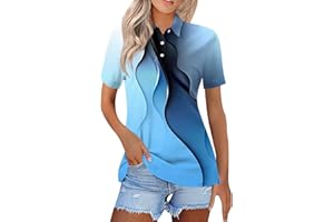 MIDELXP Golf Polo Shirts for Women Summer Quick Dry Short Sleeve Button Down Shirt Lightweight Dressy Casual Work Tops 2024