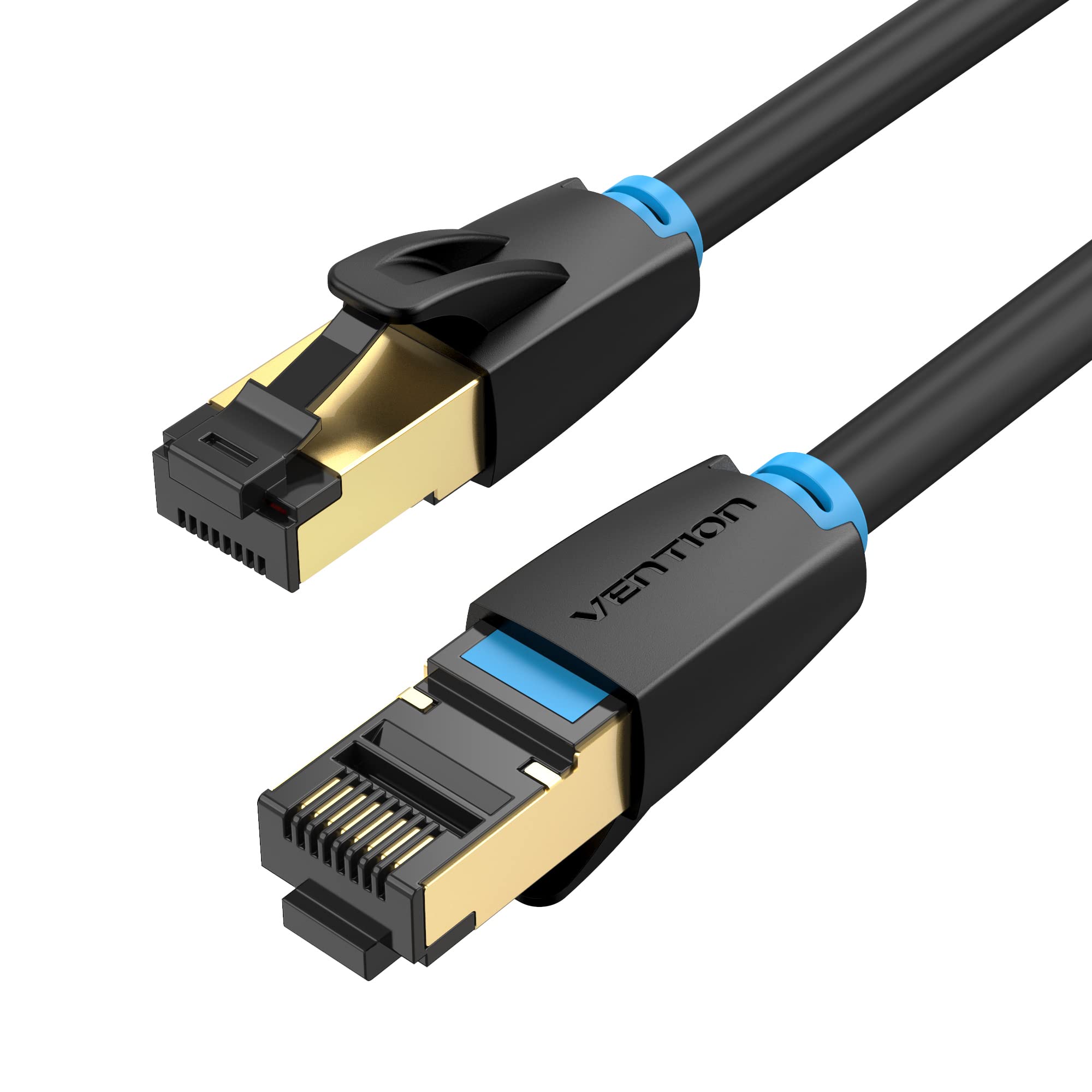 VENTION Ethernet Cable, Cat 8 Network RJ45 SFTP LAN Patch Cable Support High-Speed 25Gbps 2000MHz for Switch, Modem, Router, PC, Patch Panel, PS4, Xbox, Data Center and More (3m)