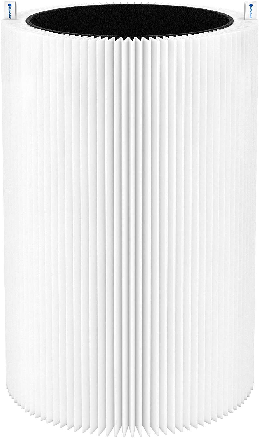 Blueair Genuine HEPASilent Replacement Filter for Blue 3410 Air Purifier – Removes up to 99.97% of Pollen, Dust, Pet Dander, Mould, Bacteria & Viruses Activated Carbon Reduces VOCs, Odours, Chemicals