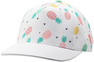 Duoyeree Kids Baseball Cap Sun Hat Adjustable Lightweight Soft Summer Beach Play Hat for Toddlers Little Boys Girls