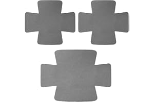 .PoorHippo 12-Pack Felt Pan Protectors for Baking Sheets, Non-Scratch Storage Mats for Glass Ceramic Cookware, Grey Dish Sepa