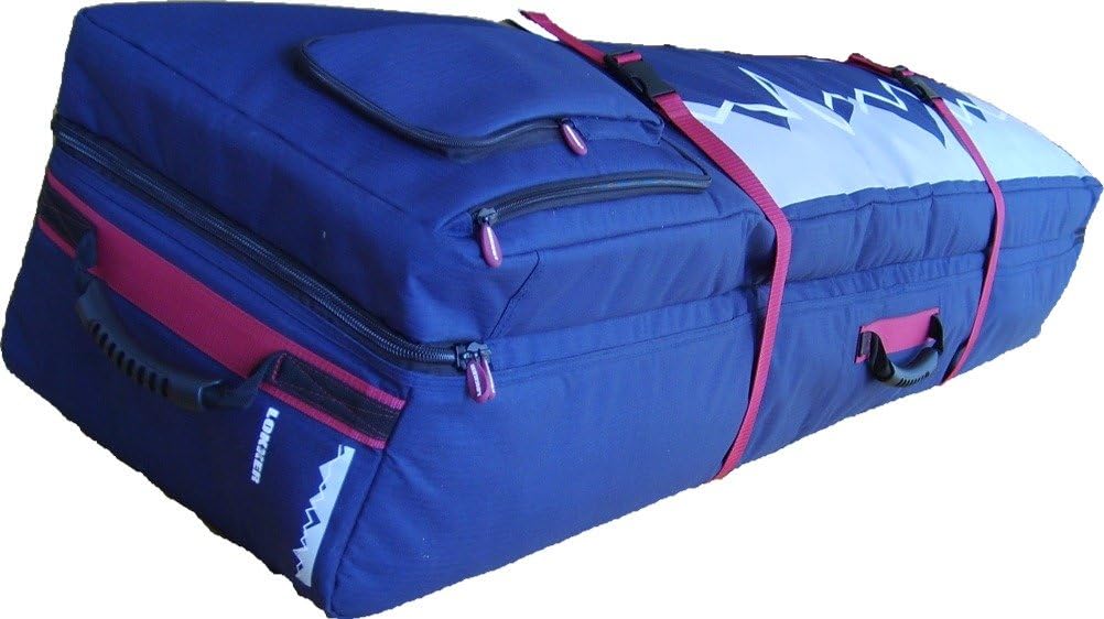 LOKKER Wheelie Team Snowboard Travel Bag, fully padded carry split deck