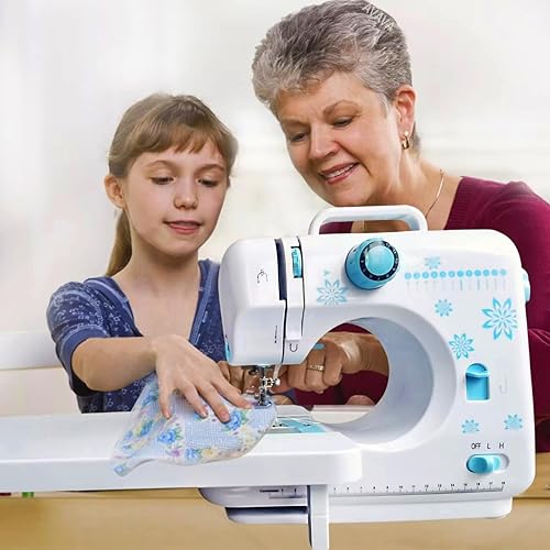 Sewing Machine for Beginners, Sewing Machine For Grandmother, Sewing Machines For Starter, 505 New Upgraded Sewing Machines For Adult-7 Presser Feet, Extension Table, Foot Pedal