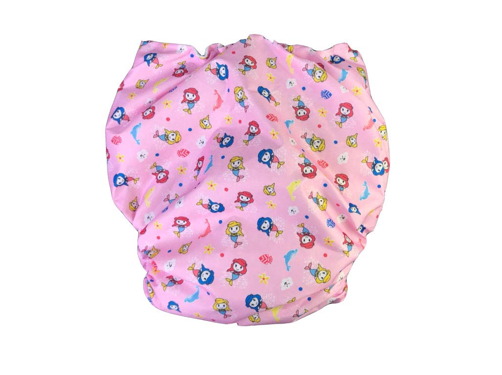 Haian Reusable Adult Incontinence AIO Diapers (S-M, Pink)