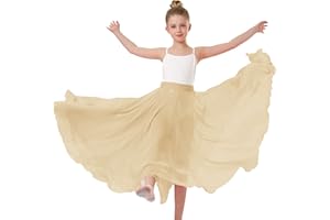 ORIDOOR 720 Degrees Tencel Wrap Dress Gradual Color Tencel Ballet Modern Dance Girl Performing Practice Skirt