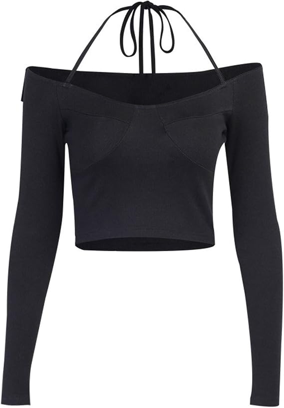 halter neck strap top