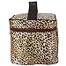 DATEWORK Women Leopard Print Cosmetic Bags ( Hot Pink)